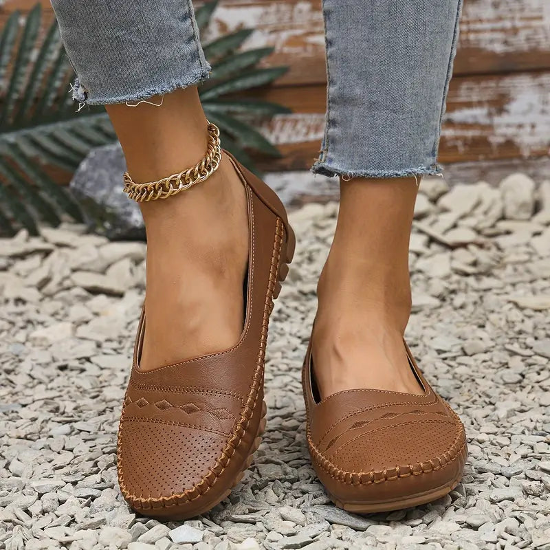 WOMEN'S PLUS SIZE ORTHOPEDIC CHIC LOAFERS