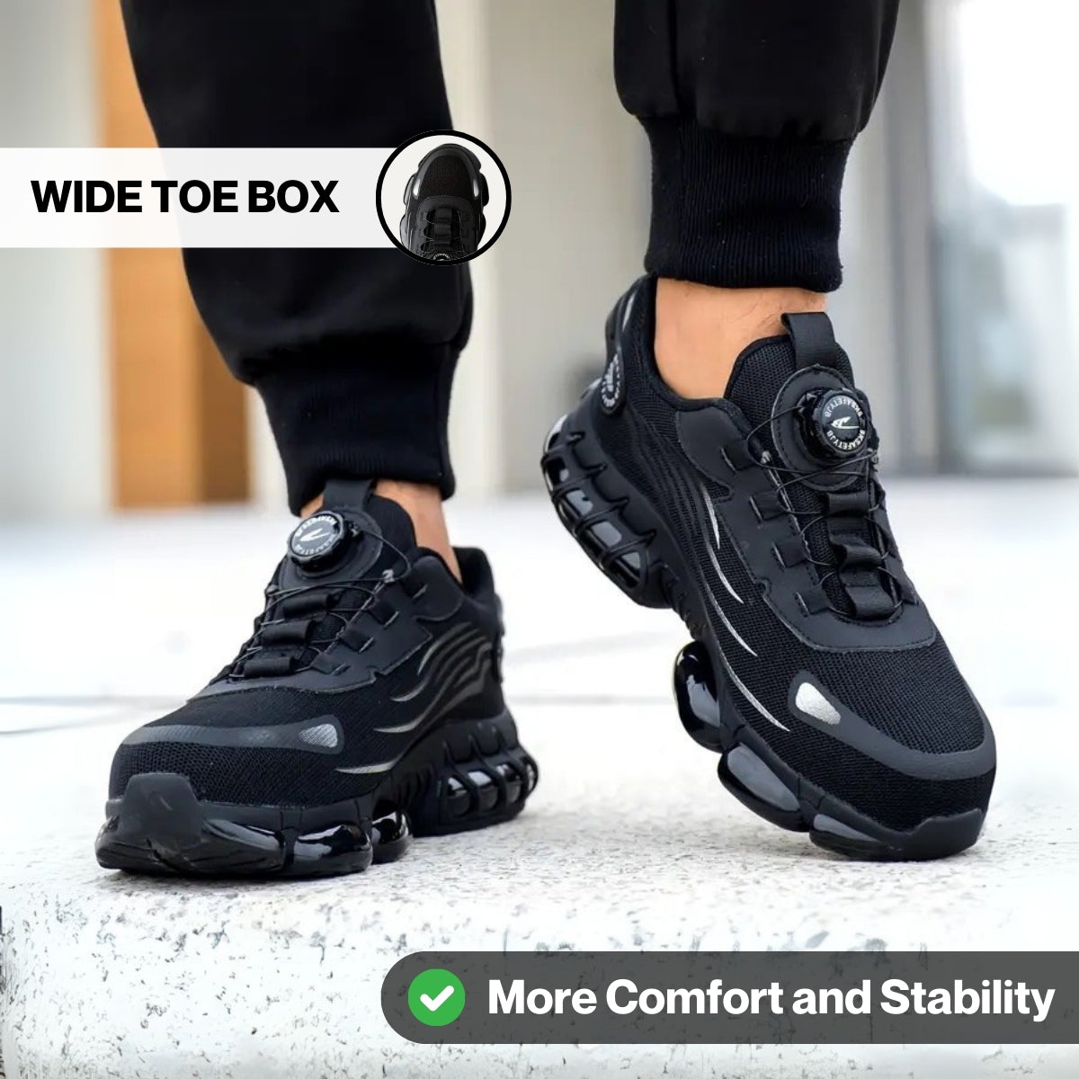Healthy & Protective Steel Toe Sneakers
