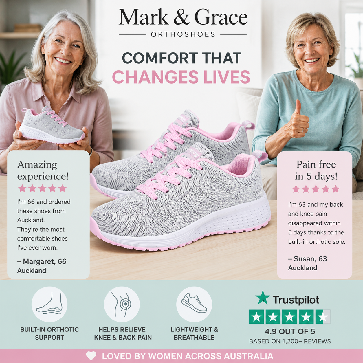 Emory™ Pain-Relieving Orthopedic Sneakers