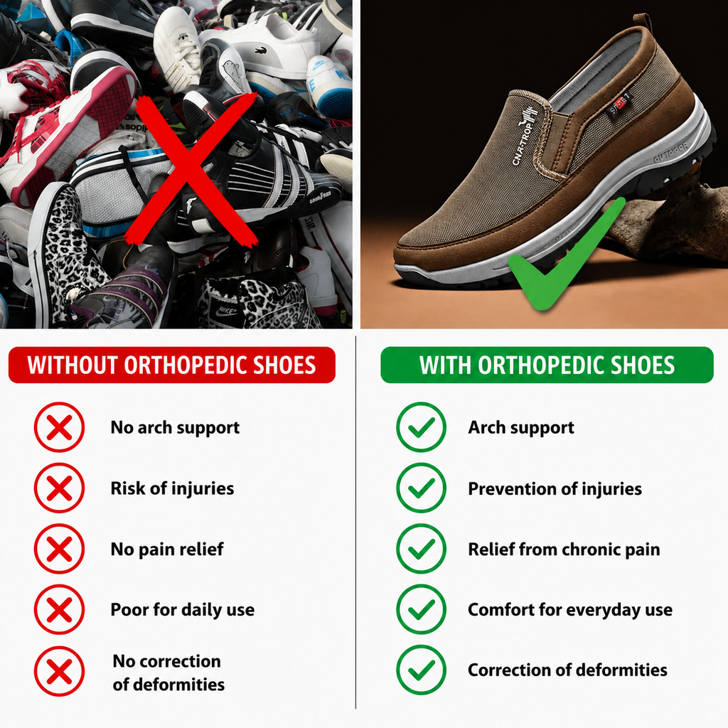 Orthopedic Slip-On | Walking Sneakers