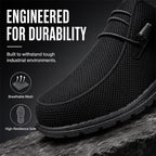 🥾 50% OFF NOW! 🛡️ Slip-On Steel Toe Safety Loafers – Ultralight 0.7lb, ASTM Certified & Casual Comfort 💪